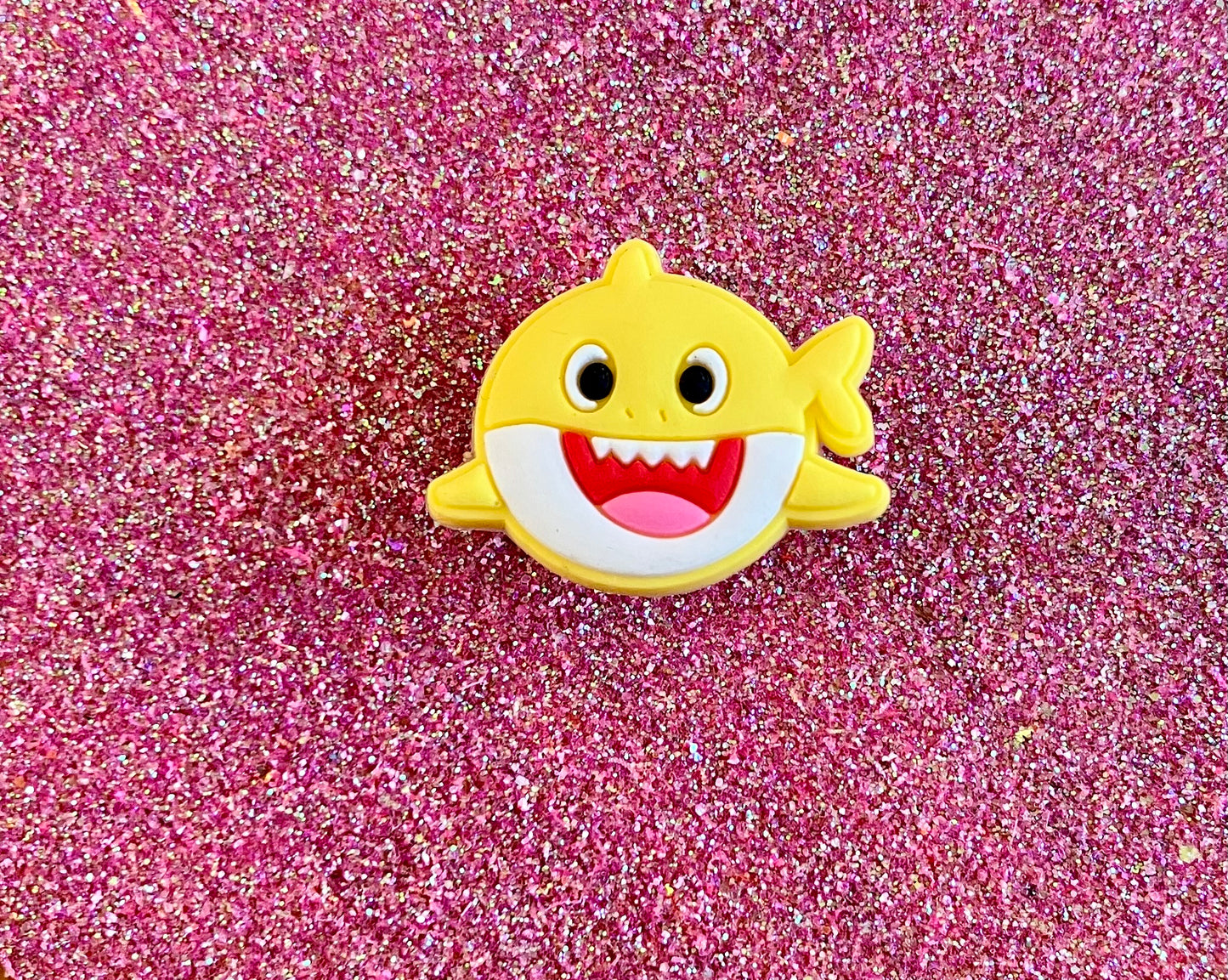 Yellow Shark Shoe Charm