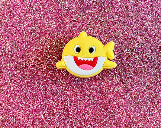 Yellow Shark Shoe Charm